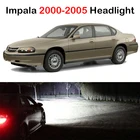 Xlights диодные лампы для авто автомобильные лампы для Chevrolet Chevy Impala 2000 2001 2002 2003 2004 2005 светодиодные фары лампы ближнего света Canbus 12 В 6000 К лампы фары аксессуары