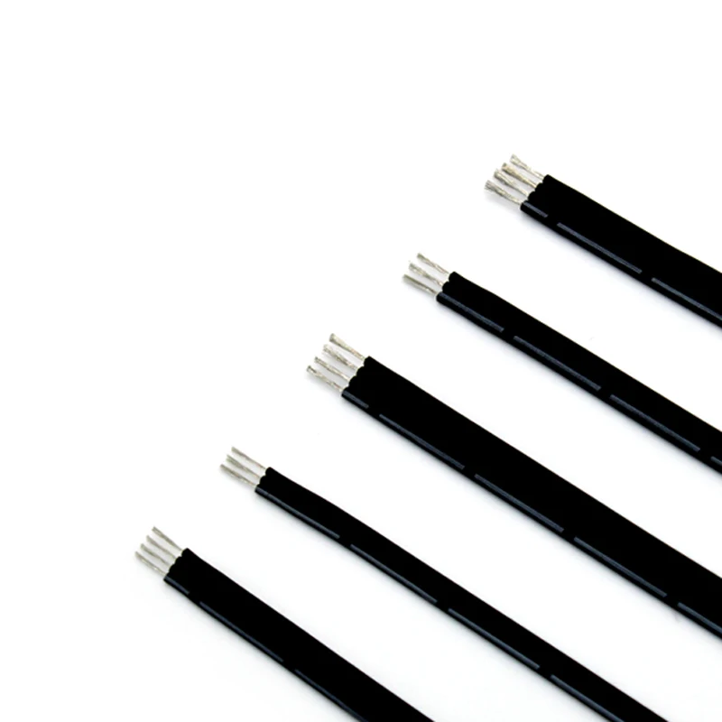 10meters Multi-core parallel silicone wire 2P 3P 4P 5P 6P 8P 30awg 26 28 24 22 20AWG high temperature resistant soft cable