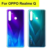 6 3 for oppo realme q back battery cover rear housing door glass case for realme q battery cover