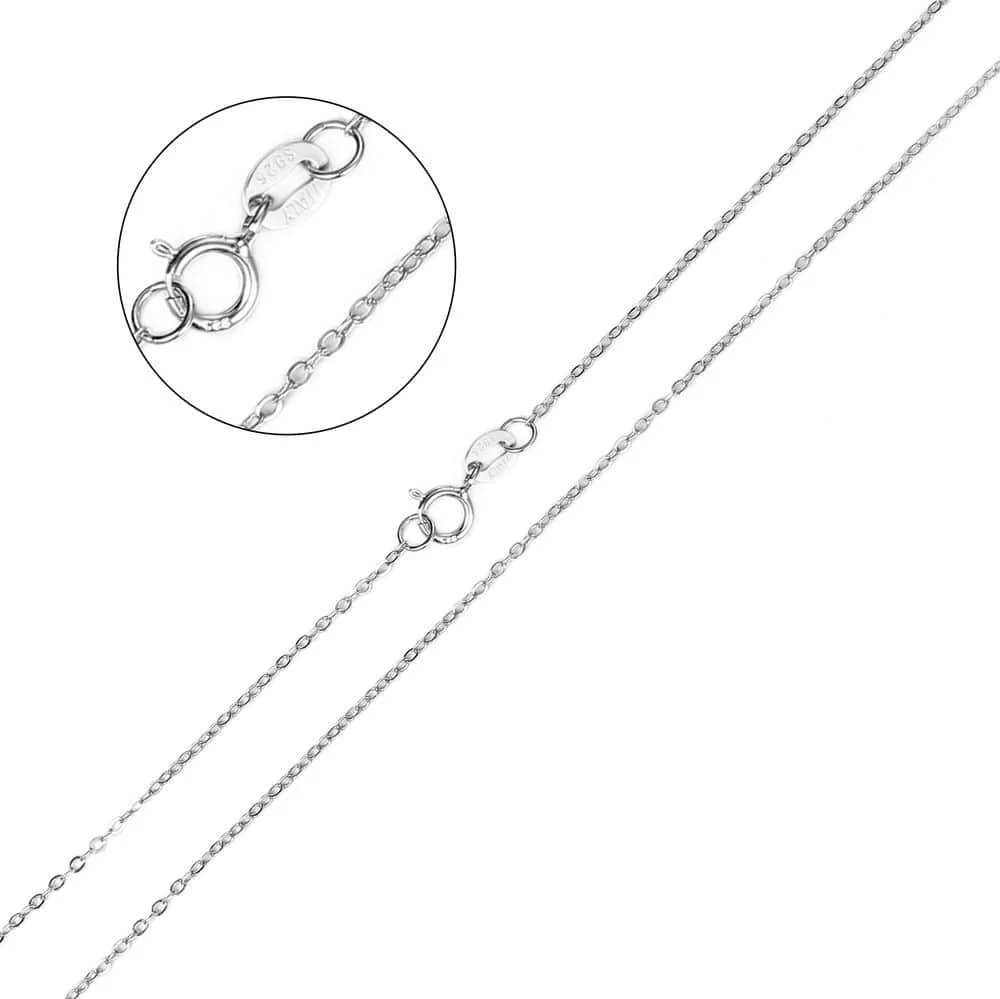 Silver Rolo cable Trendsmax, ожерелье из натуральной 925 пробы, витая, волнистая, волнистая, змеиная коробка, Сингапур, Ignot, цепочка, Модные женские ювелирные изделия SNM02 - Metal Color: Silver Rolo cable