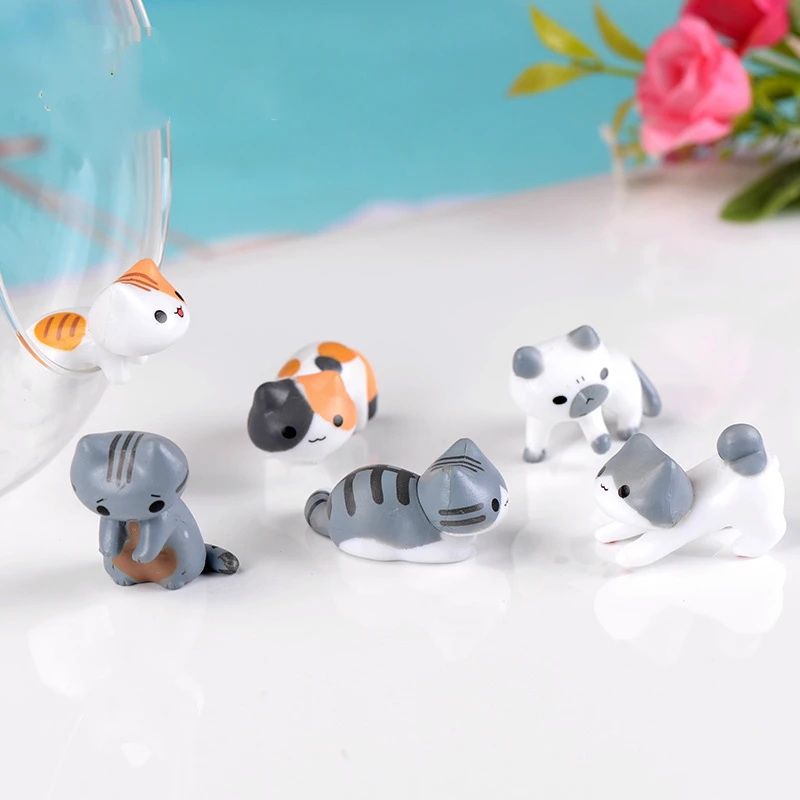 Миниатюрные животные милые котята аксессуары для украшения дома сказочные сада