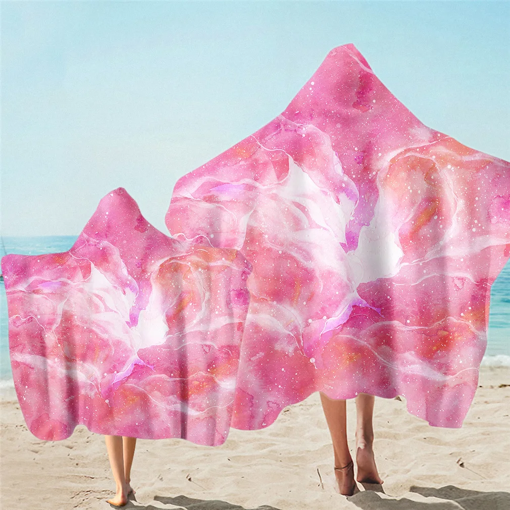 

Полотенце-пончо из микрофибры с капюшоном