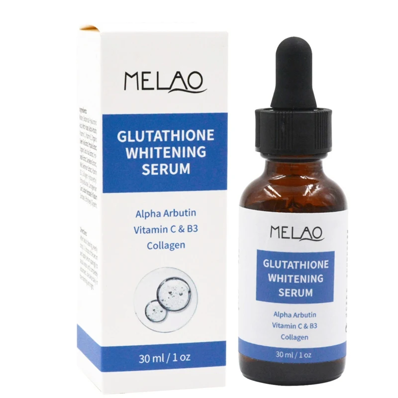 

30ml Glutathione Lightening Serum Alpha Arbutin Vitamin C & B3 Collagen Reducing Dark Spots Blemishes Serum S2