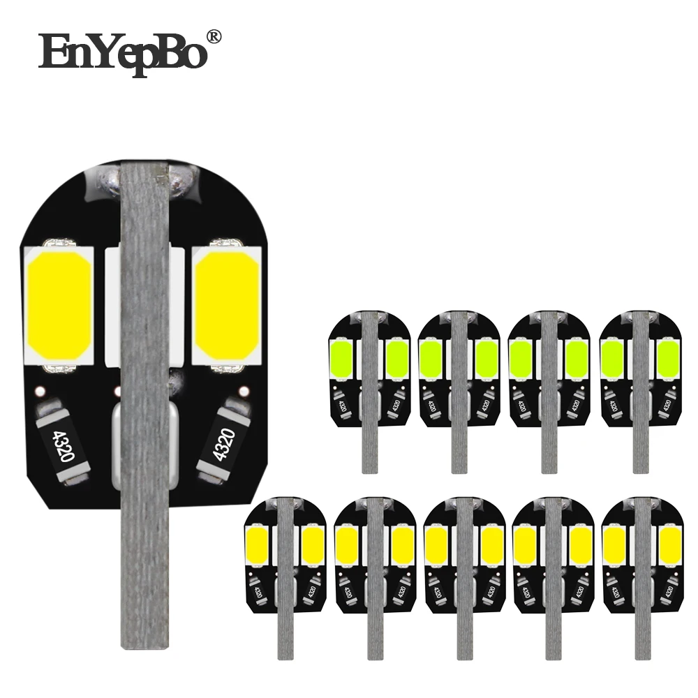 10 шт. T10 12 В светодиодный светильник лампа габаритного огня Canbus для VW Volkswagen Jetta Lavida