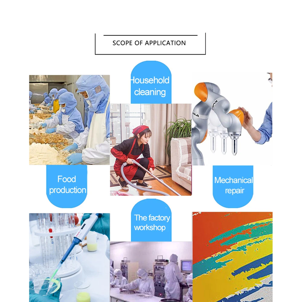 Одноразовые перчатки 100 шт нитриловые водонепроницаемые латексные многоцелевые