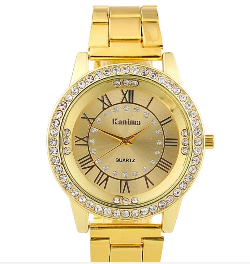 Часы наручные для мужчин и женщин роскошные кварцевые модные стальные