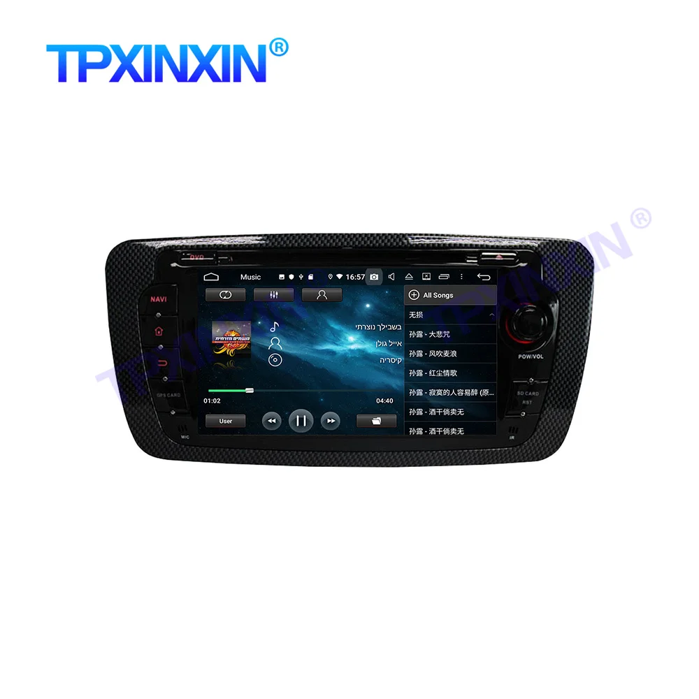 PX6 DSP Carplay Android 13.0 для Seat Ibiza 2009-2013 IPS 4G + 128G Мультимедийный плеер Магнитофон GPS Navi Авто