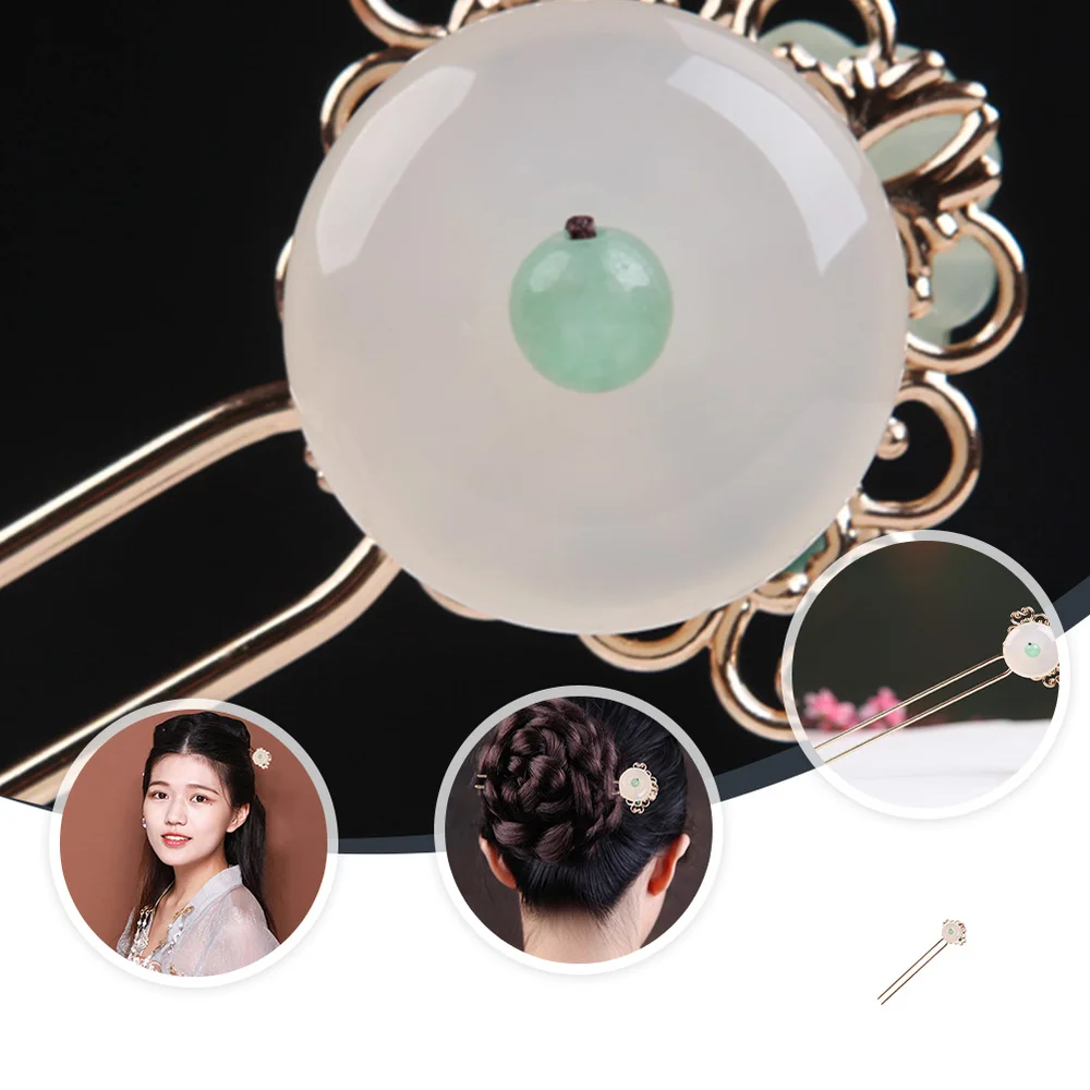 

1pc Retro Hair Stick Hair Chopstick Classical Girl Headdress U-Shape Hairpin