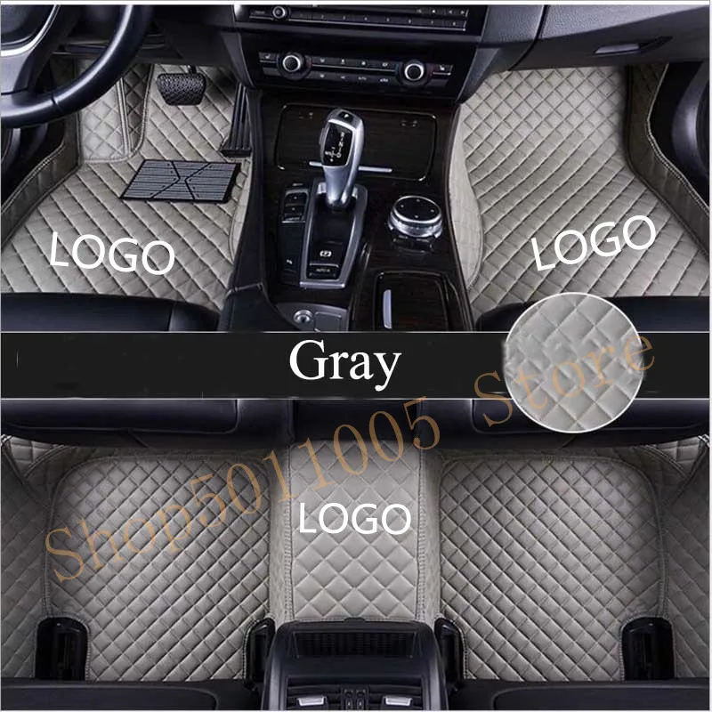 

Custom Logo Car Floor Mats for Hyundai Genesis Sedan 2015-2019 Custom-Fit All Weather Carpet waterproof Auto Floor Mats