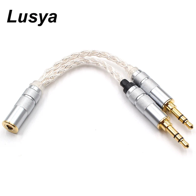 Стерео аудиокабель 12 нитей посеребренные серьги в виде Мужской Двойной 3 5 мм