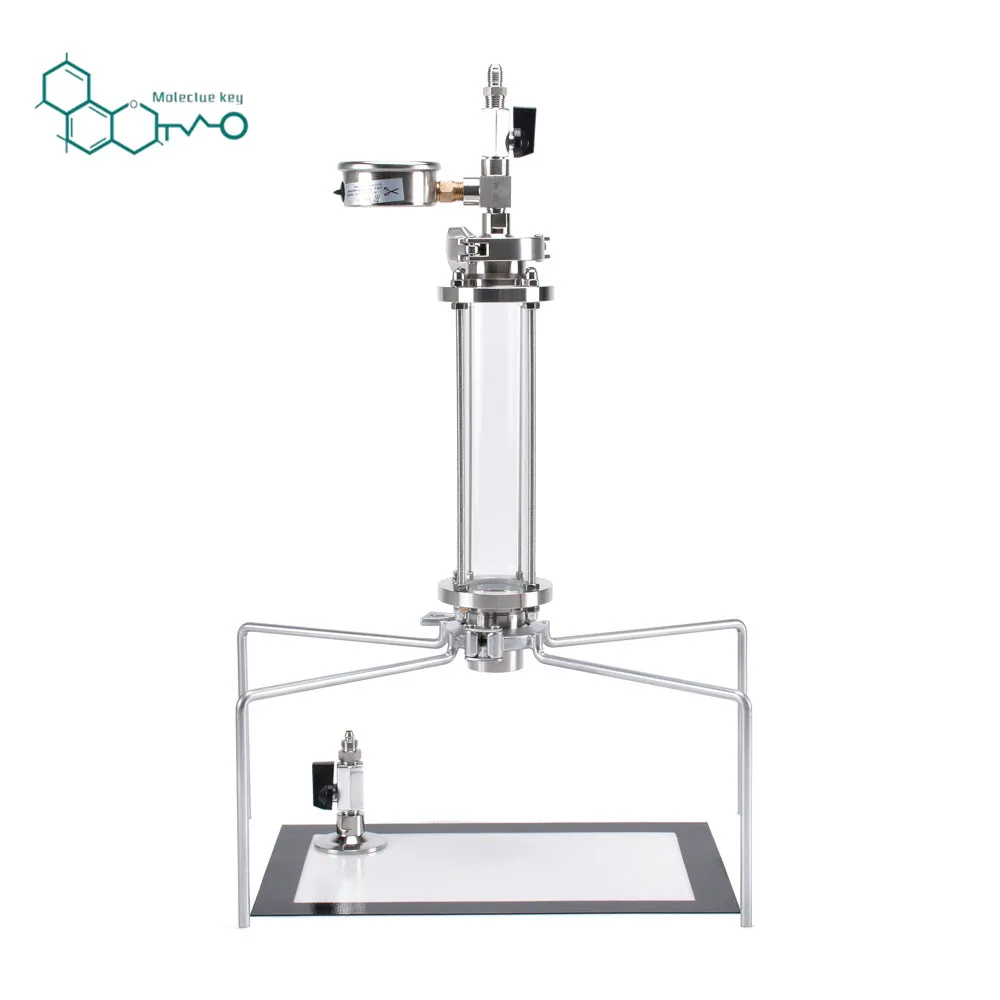 

Герметичные экстракторы с закрытым стеклянным столбиком 60 г, экстрактор BHO kit