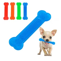 soft pet dog chew toys rubber color toy chewers dog toothbrush puppies puppy dental care for pet supplies