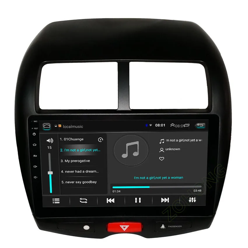 10,2 дюймов 2.5D 4G DSP 36EQ Android 9,0 Автомобильный мультимедийный dvd-плеер для Mitsubishi ASX Авторадио автомобильный gps навигатор стерео радио BT