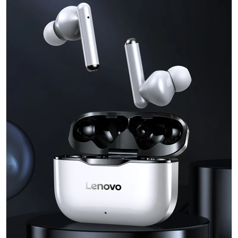 TWS-наушники Lenovo LP1 Bluetooth 5 0 с зарядным футляром Беспроводные спортивные