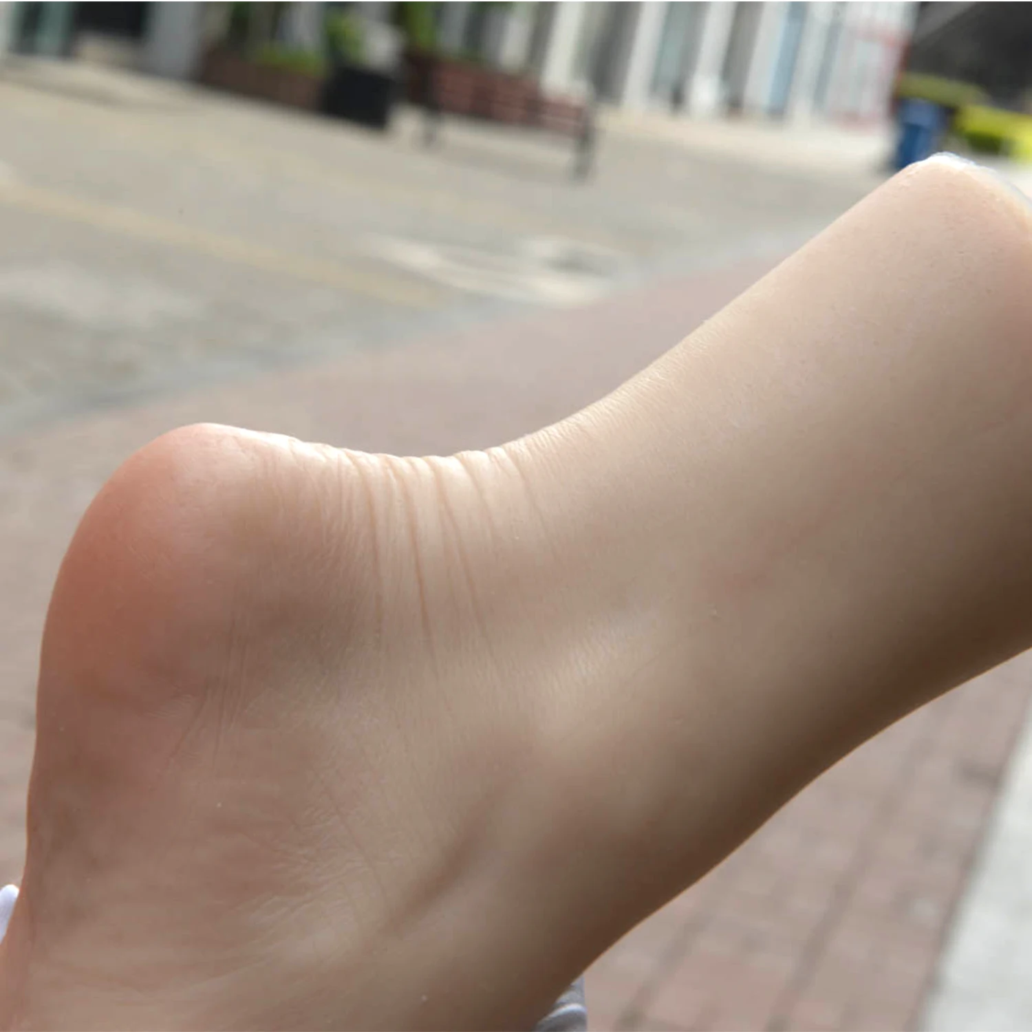 Платина силиконовые видимые кровеносные сосуды модель ноги Lifesize женский 1:1