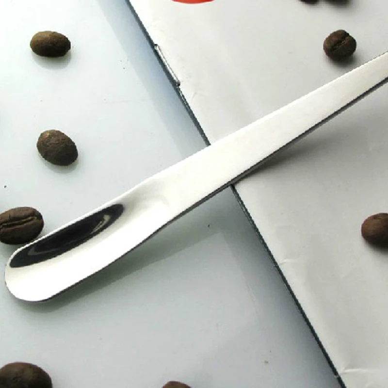 Плоская кофейная ложка из нержавеющей стали искусственная для десерта маленькая