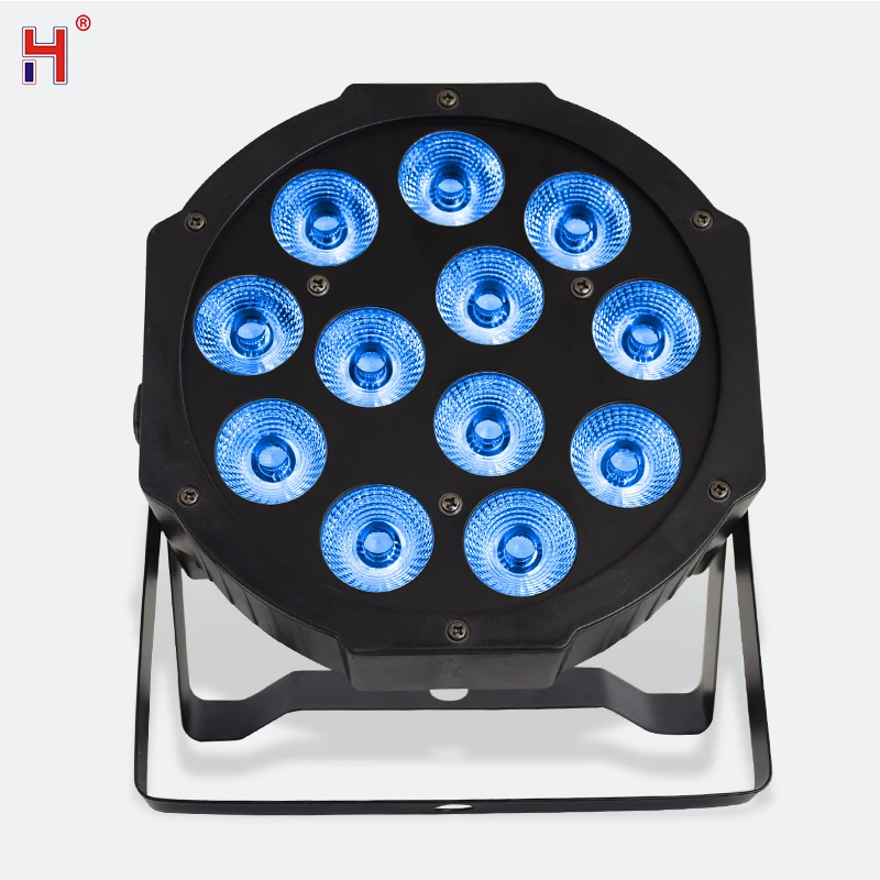 12X12w LED Par Light Mini Flat Uplighting Wash Fixture DJ Stage Equipment For Home Party Disco Concert Wedding | Лампы и освещение