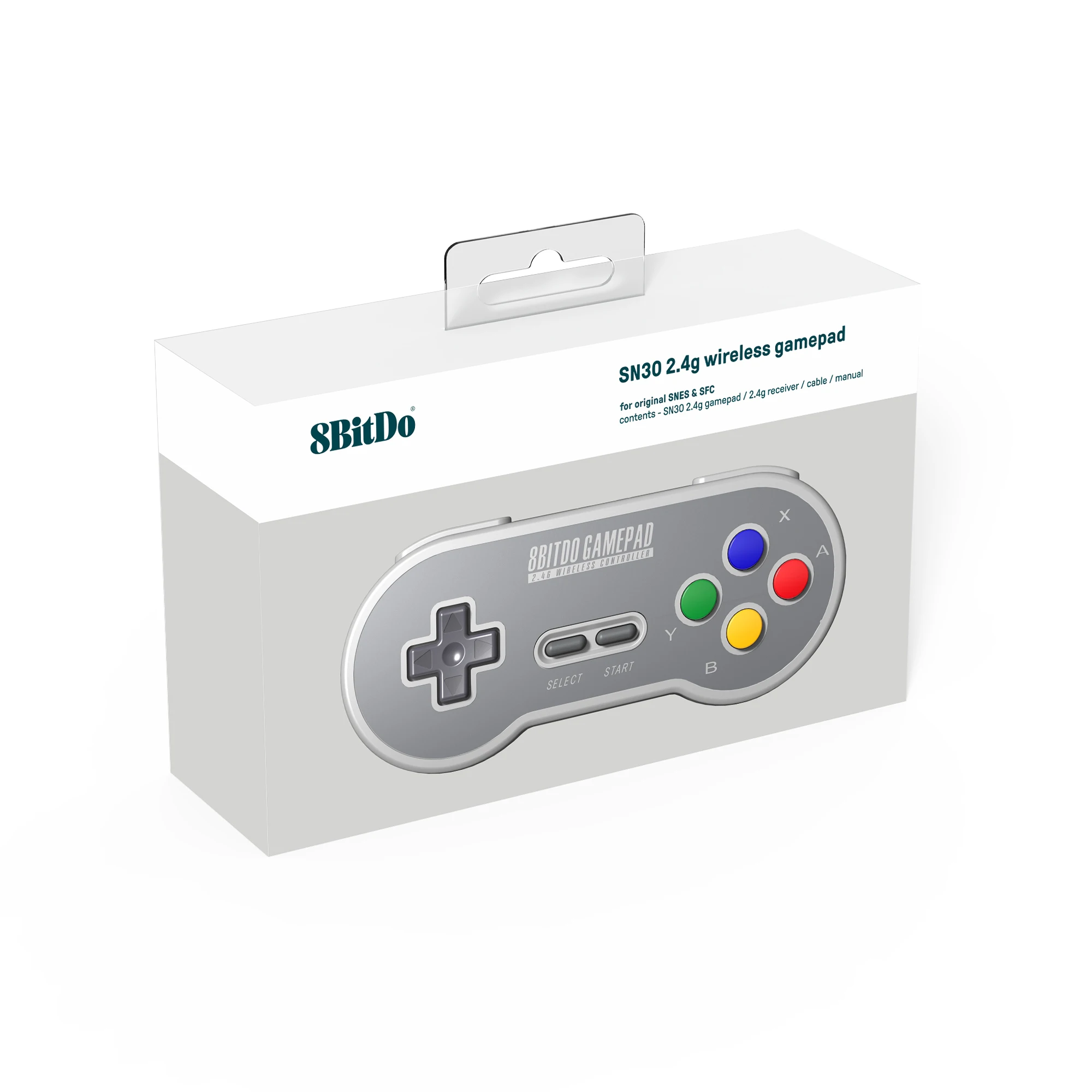 8BitDo SN30 2.4G Wireless Gamepad Controller for Original SNES/S FC SN Edition NES | Электроника