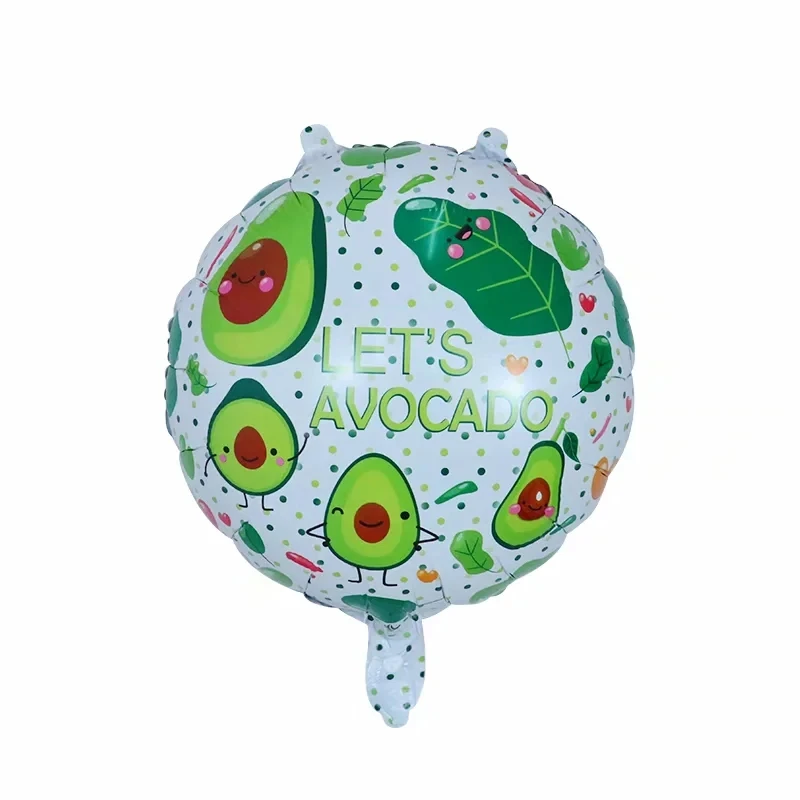 

5pcs Green Cactus Avocado Foil Balloons Set Mexican Fiesta Theme Party Birthday Party Decoration Globos Fiesta Party Supplies