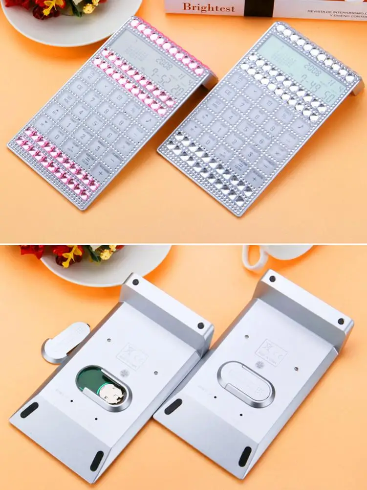 Шикарный кристаллический калькулятор с вечным календарем многофункциональный