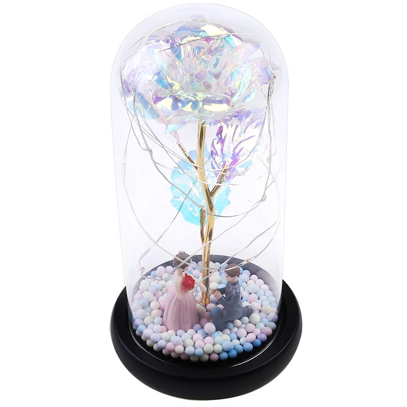 

Galaxy Роза, цветок в подарок, Искусственный цветной цветок, уникальные украшения для дома на Рождество, день рождения, годовщину, магазин TSH