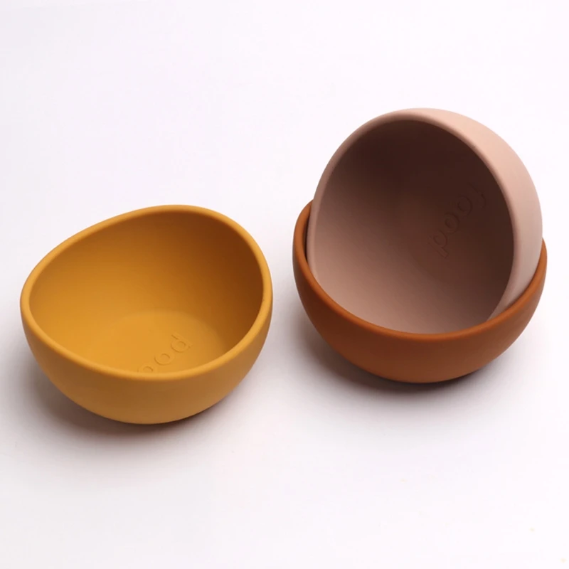 

Baby Feeding Bowl Food Grade Silicone Bowl Baby Plate Kids Tableware BPA Free