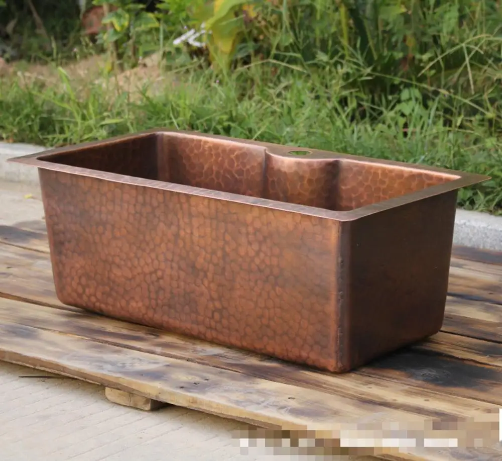 Cangler кухонная раковина медная скандинавский Латунный Припой с ручным изгибом