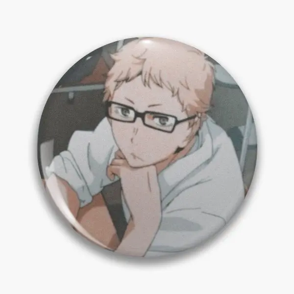 

Kei Tsukishima Polaroid с мягкой кнопкой, женский воротник, забавная модная Милая булавка на лацкан, украшение, металлический подарок любимому, одежда,...