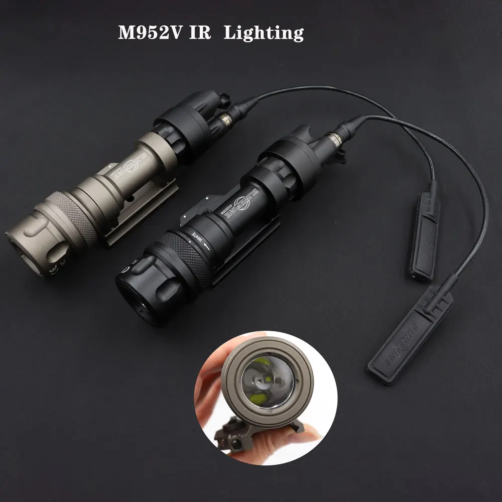 

New M952V IR Scout Light QD Mount LED WeaponLight Waterproof Flashlight Constant White / IR /Momentary White Output