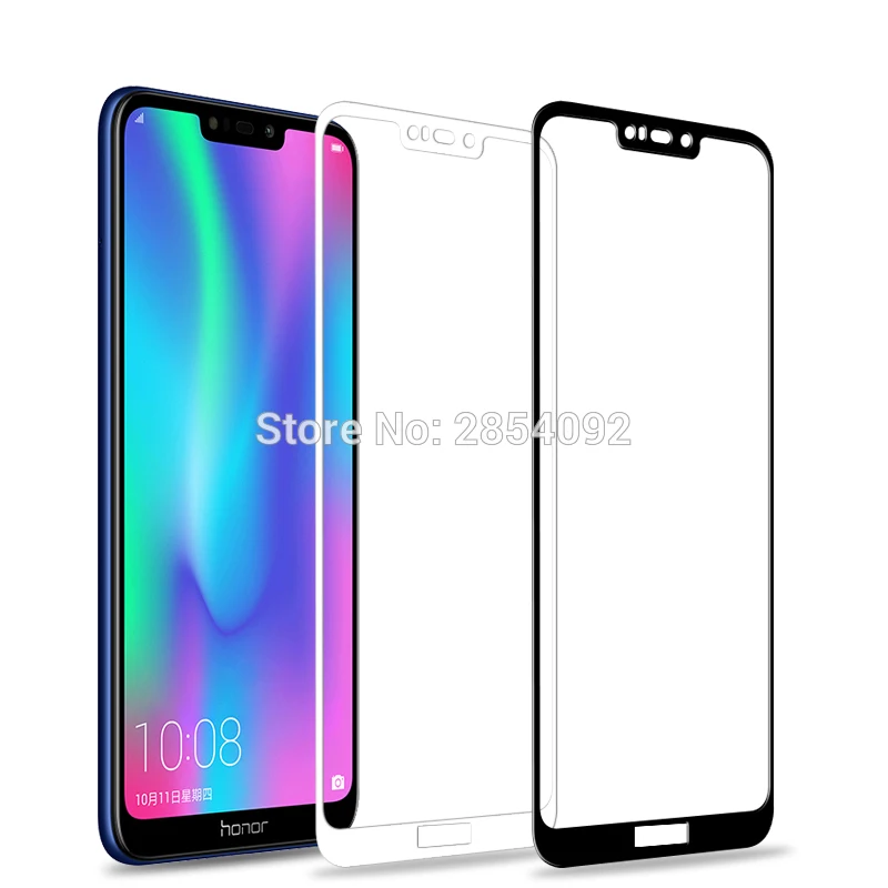 

Protective Glass for honor 8c 8 lite screen protector on the for huawei 8lite Case c8 c light tempered glas honer hono huawey