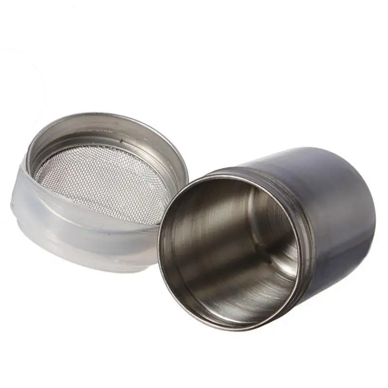 Горячая Нержавеющая сталь шейкер для кофе и шоколада какао-мука сахарная пудра
