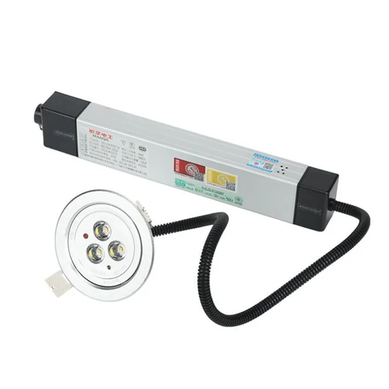 Free Shipping  3W LED Emergency Light Mini Spot Lihgt  LED Downlight Charge  Emergency Light