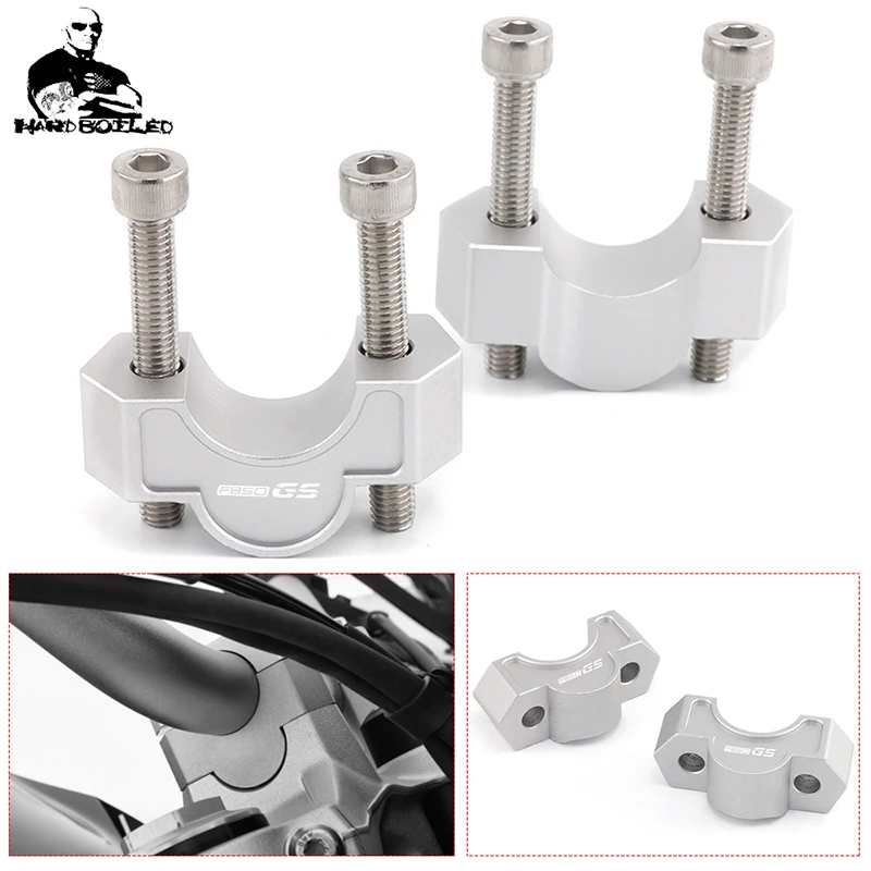 

CNC Aluminum Motorcycle Handlebar Riser Bar Mount Handle Clamp Adapter Extension For BMW F850GS 2018-2022 2019 F850 GS Adventure