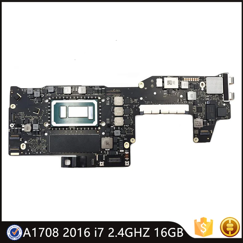 

Original A1708 Laptop i7 2.4Ghz 16GB Motherboard 2016 For Macbook Pro Retina 13" A1708