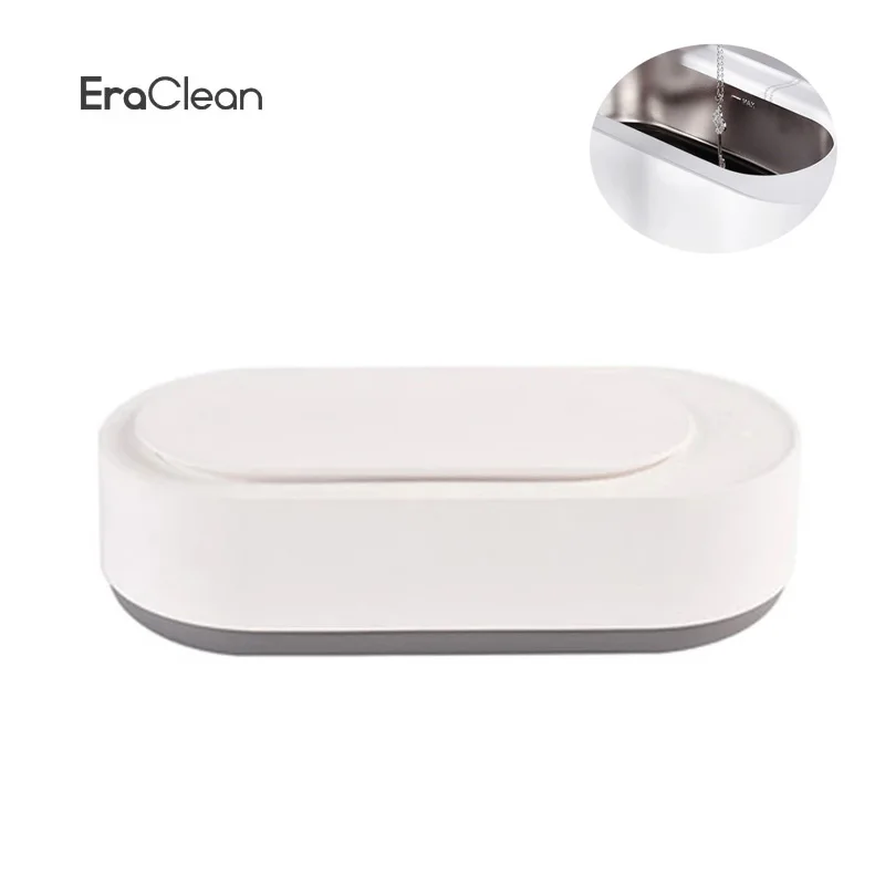 

New EraClean Ultrasonic Cleaning Machine 45000Hz High Frequency Vibration Wash （White）