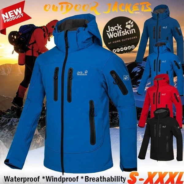 

Новинка 2021 мужская уличная куртка Wolfskin с мягкой оболочкой и защитой от ветра, водонепроницаемая походная куртка для активного отдыха, пешег...