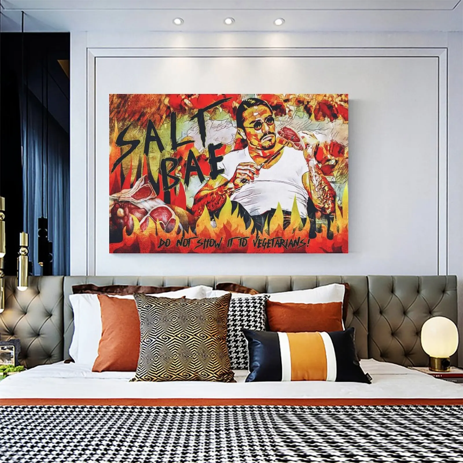 Картина на стену соль Бае мясника обыкновенного настенные картины холсте для