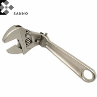 8 10 inch wide mouth flex head ratchet adjustable folding handle wrench dual purpose pipe wrench ratchet spanner