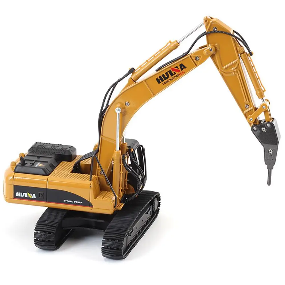 HUINA 7711 1/50 дрель экскаватор модель сплава инженерная Строительная автомобиля