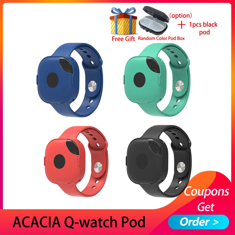 Оригинальный комплект ACACIA Q watch Pod system Vape 270 мАч caramic coil с картриджами 1 мл яркие