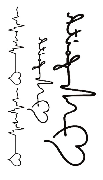 Тату-наклейка Временная водостойкая для женщин и девушек боди-арт с надписью Love