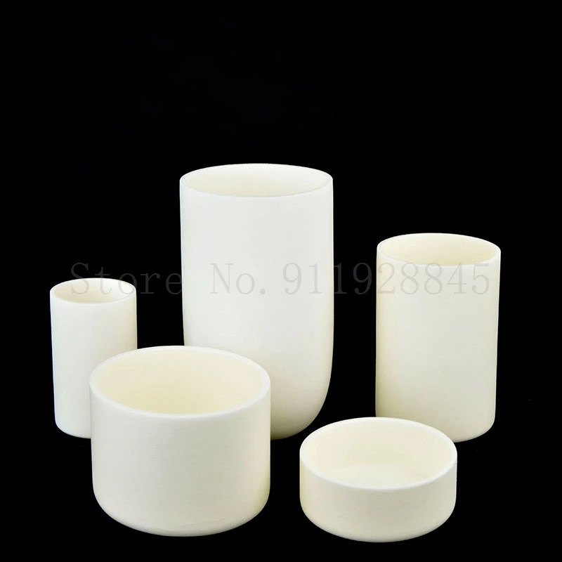 1pc 99% alumina crucible Corundum cylindrical High temperature resistance 1600 degrees Capacity of 5ml to 1000ml | Канцтовары для