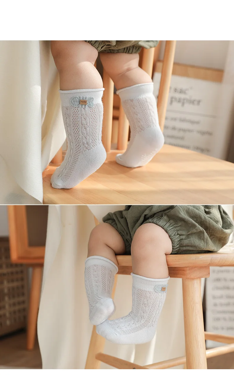 3 Pairs / Lot Baby Socks Mesh Thin Cotton Models Boys Girls Boneless Suture Newborn Accessories Children | Детская одежда и обувь