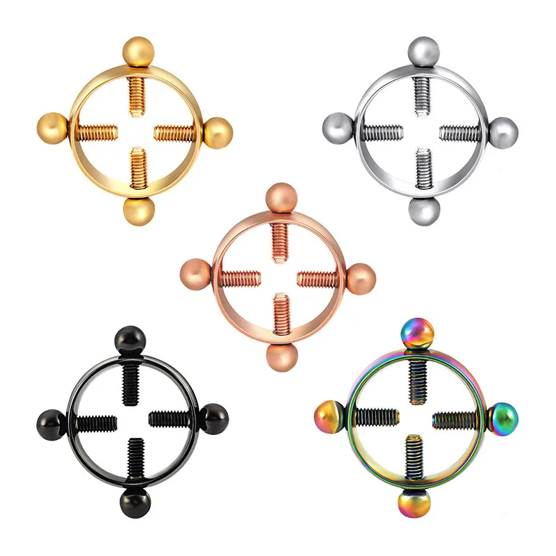 Пирсинг для Соска с отрегулировать круглый модное украшение тела пирсинга из