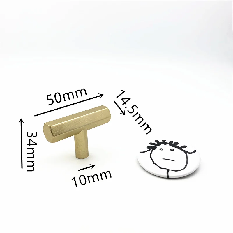 single hole gold LCH восьмиугольная ручка для шкафа в скандинавском стиле прямоугольная круглая ручка для шкафа черные ручки для ящика из алюминиевого сплава - Цвет: single hole gold