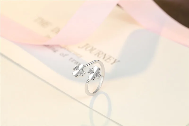 Женское кольцо на палец из серебра 925 пробы с цирконием|Кольца| |