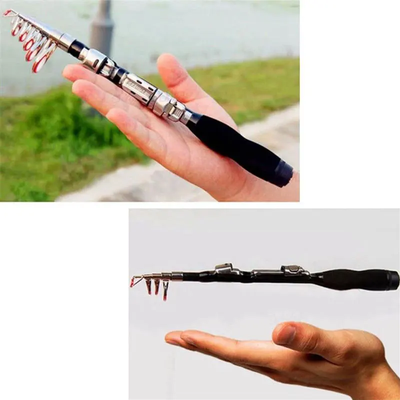 

Travel Sea Mini 1m-2.1m 1PC For Fishing Set Fishing Dropshipping Black Shape Pen Pocket Portable Rivers Rod Telescopic Lakes Por