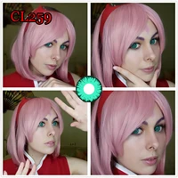 scare cosplay contact lenses yearly disposable soft colore lenses for anime eyes cl259 green devil