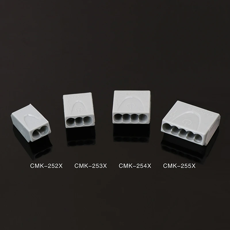 100/50/30/10PCS Universal Push-in Electrical Wire Connector Wiring Terminal Mini Fast Compact Cable 0.75-2.5mm | Обустройство дома