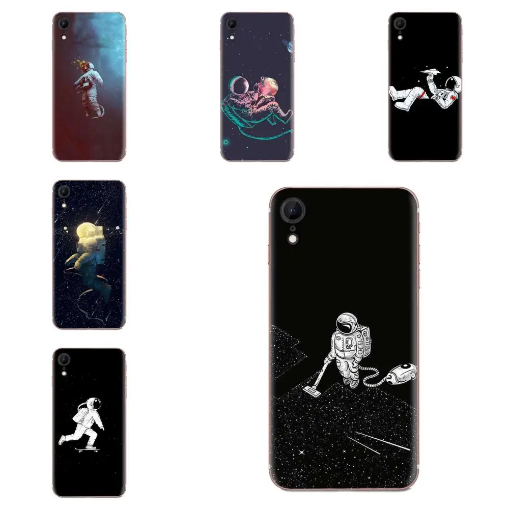 Подвеска в виде космонавта и планеты космическая Вселенная Луна для Xiao mi 3 4 4C 4i 5 5S